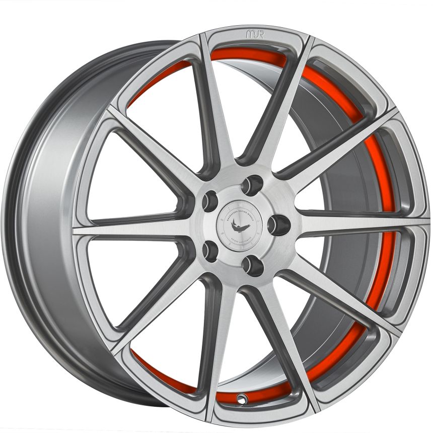 PROJECT 2.0 silver brushed/ undercut Color Trim rot 9x21