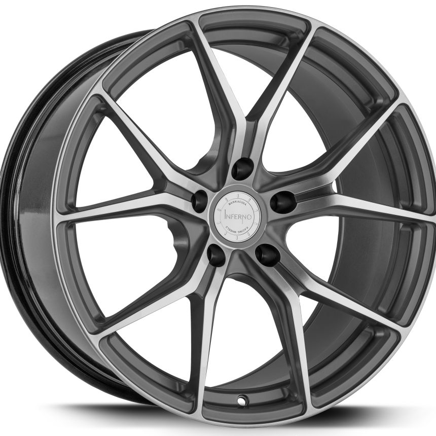 INFERNO Higloss-Gunmetal-polished 8.5x20