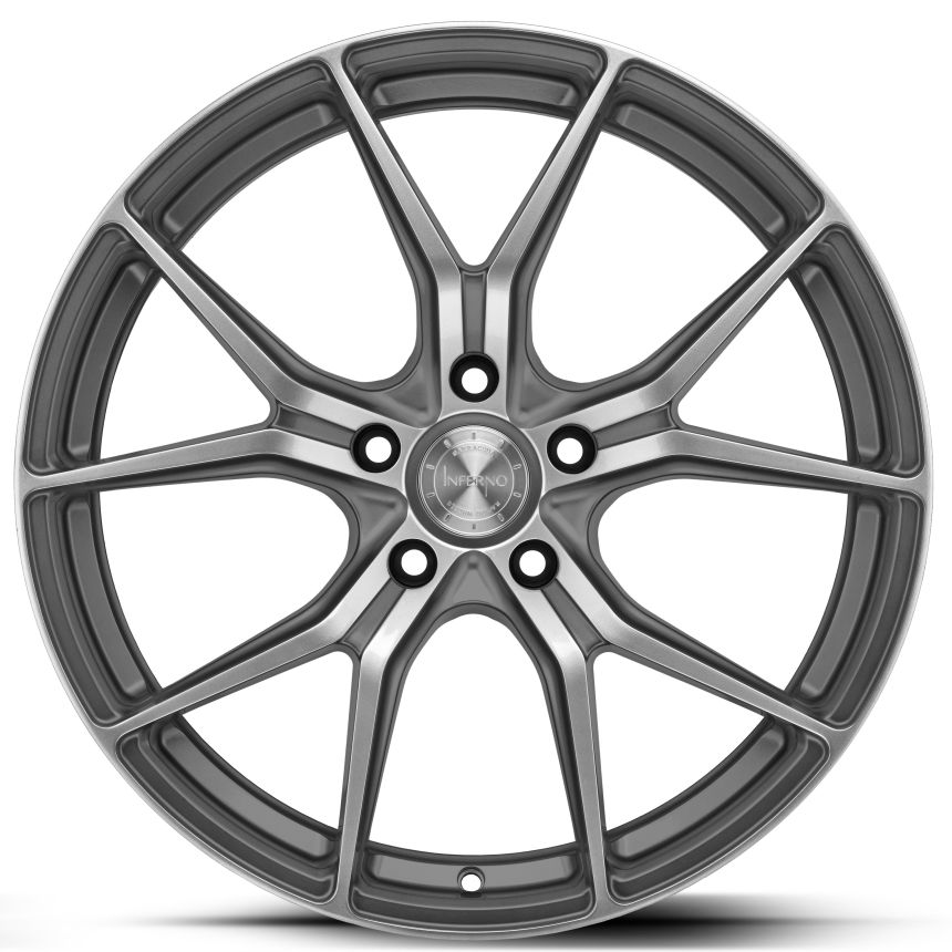 INFERNO Higloss-Gunmetal-polished 8.5x20