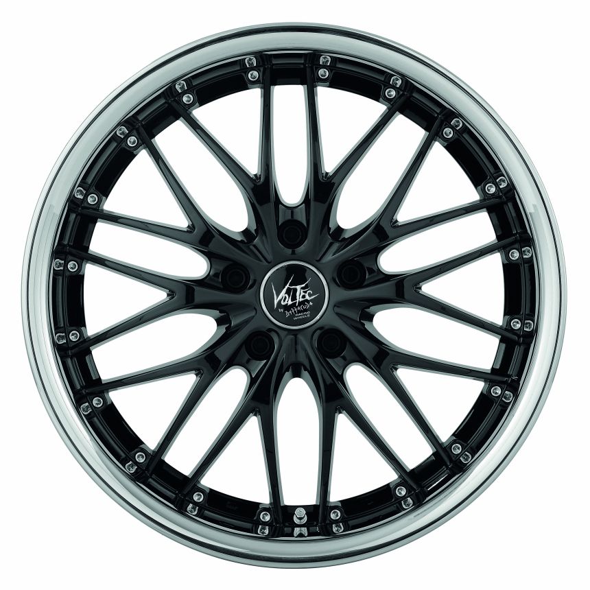 VOLTEC T6 Higloss black inox lip 9x19