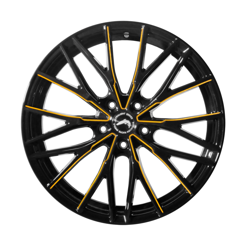 PROJECT 3.0 Black gloss Flashgold 10x20