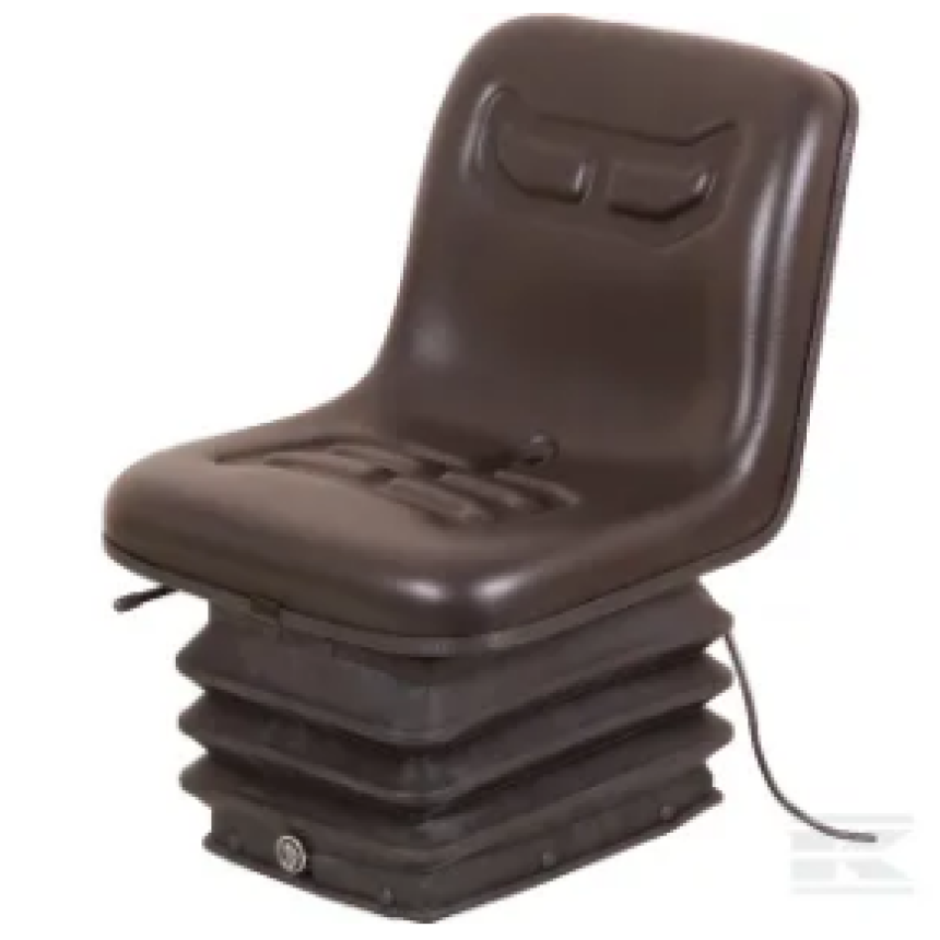 gopart PVC-istuin, ilmajousitettu, kapea jousisarja, vaakasuuntainen