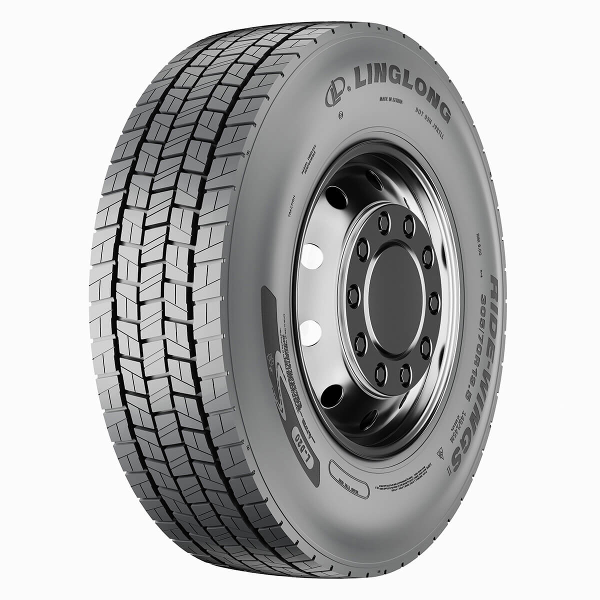 Linglong L-D20 kuorma-autoon 3PMSF 245/70-17.5